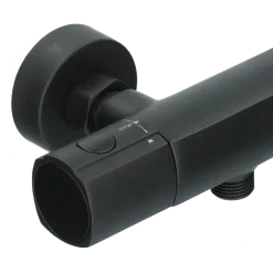 Absolut thermostatische badkraan Absi zwart 15 cm