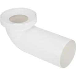 Afvoerbuizen & Hulpstukken|Toilet Onderdelen > Sanivesk ABU Afvoerbocht 110mm Wit