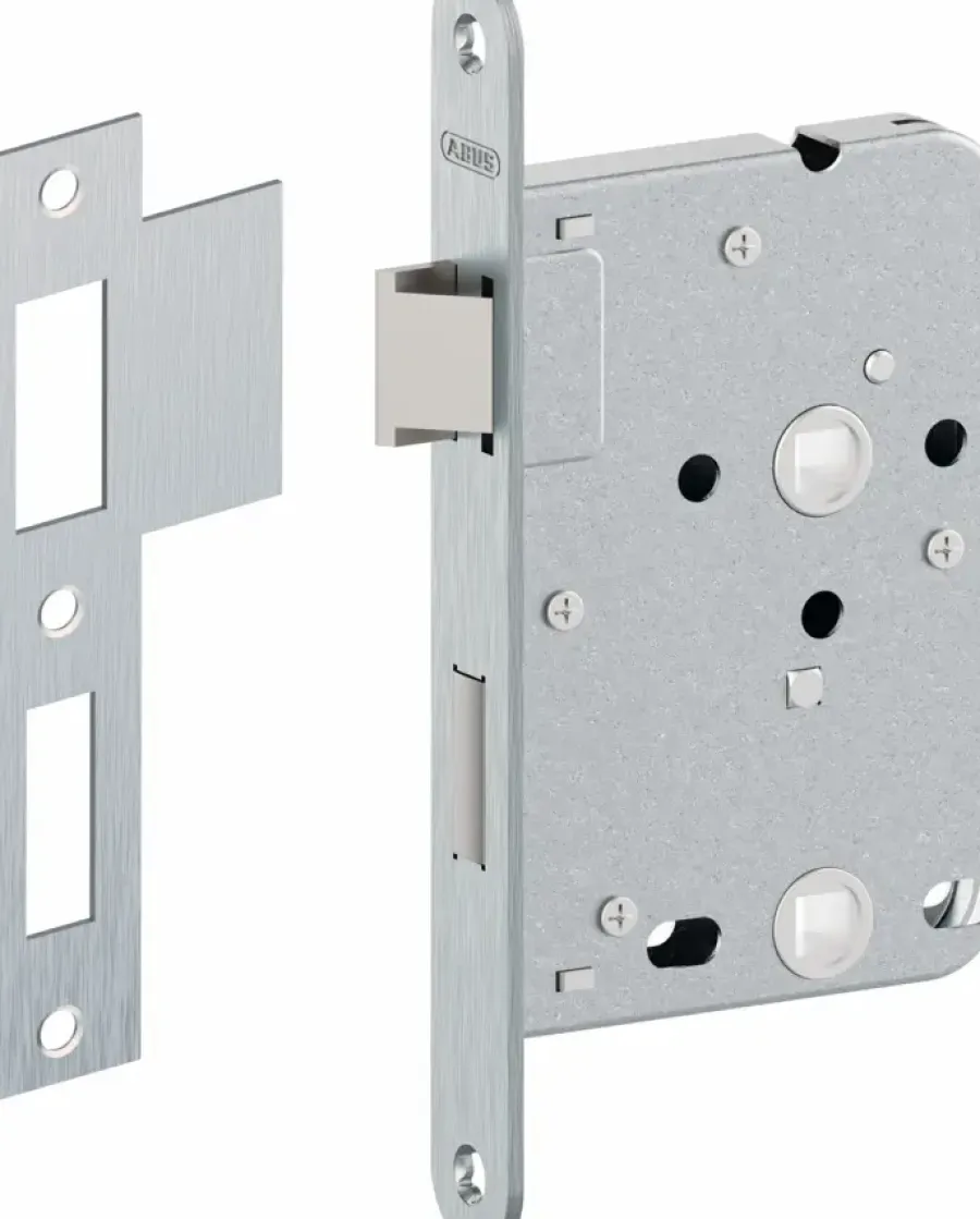 Deursloten|Cilinders > Abus badkamer-/wc-slot voorplaat RVS