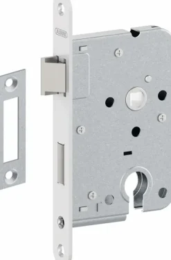Deursloten|Cilinders > Abus cilinderslot voorplaat wit