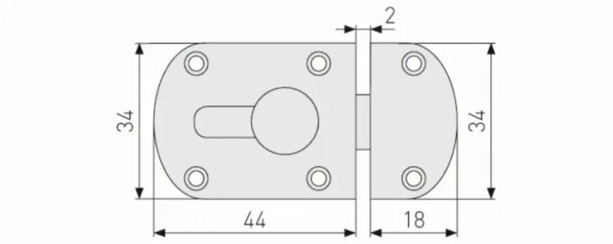 Abus deurbeveiling SRD44