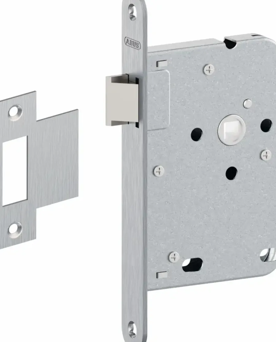 Deursloten|Cilinders > Abus loopslot voorplaat RVS