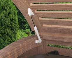 Abus raamuitzetter telescopisch buiten draaiend - zwart - 35cm