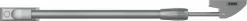 Abus raamuitzetter telescopisch - grijs - 35cm