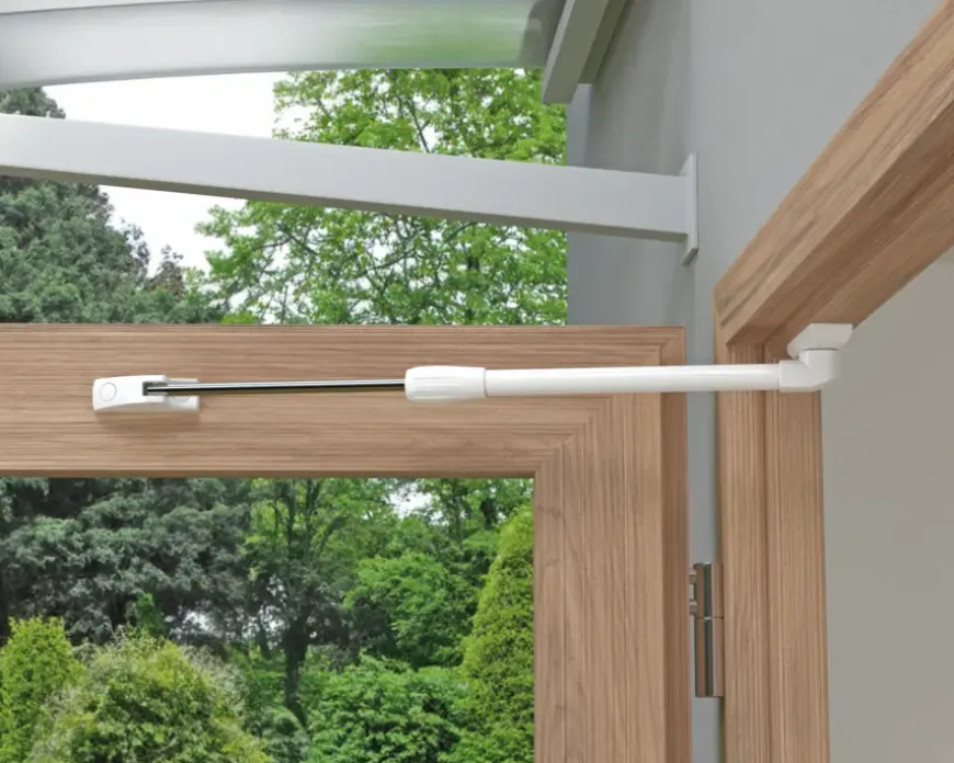 Abus raamuitzetter telescopisch - grijs - 35cm