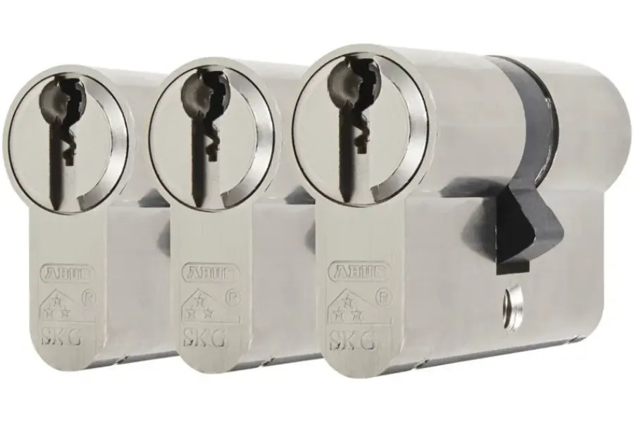 Cilinders|Cilinders > Abus veiligheidscilinder 30/30 mm E70NM SKG3 3 stuks