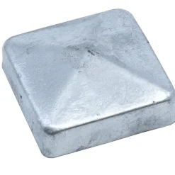Afdekkap piramide tuinpaal verzinkt 7x7 cm