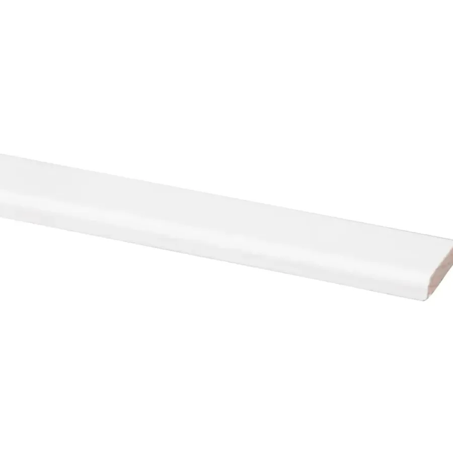 Houtenprofielen|Overgangsprofielen > Geen Afdeklijst grenen wit gelakt 5x22mm 270cm