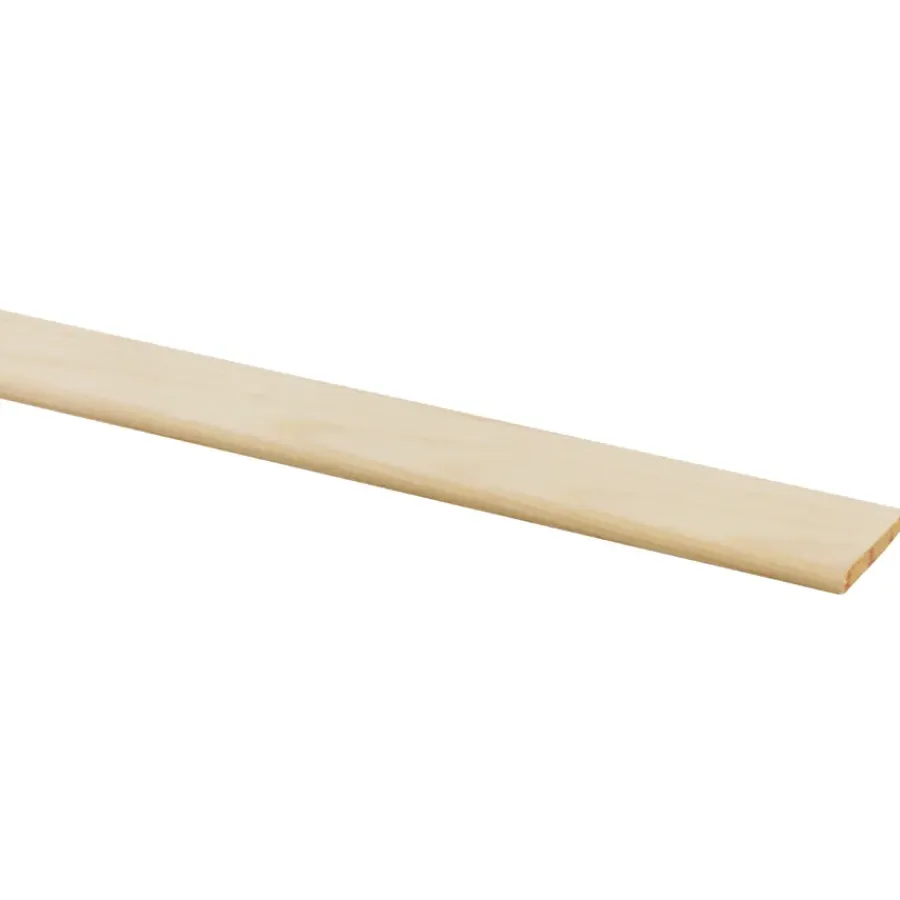 Houtenprofielen|Overgangsprofielen > Geen Afdeklijst grenen 6x44 mm lengte 270 cm