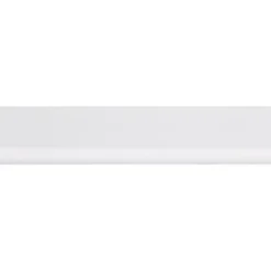 Houtenprofielen|Overgangsprofielen > Geen Afdeklijst grenen 6x37 mm wit gegrond lengte 270 cm