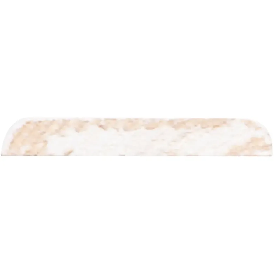 Houtenprofielen|Overgangsprofielen > Geen Afdeklijst grenen 6x37 mm wit gegrond lengte 270 cm