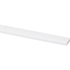 Houtenprofielen|Overgangsprofielen > Geen Afdeklijst grenen 4x18 mm wit lengte 270 cm