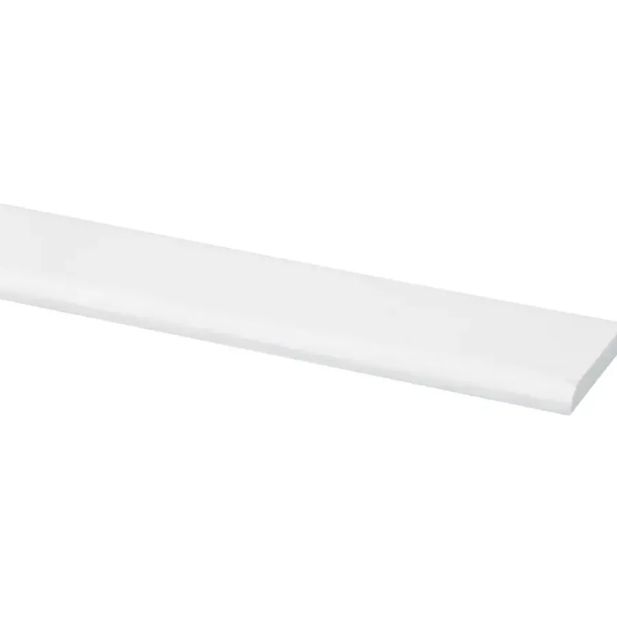 Houtenprofielen|Overgangsprofielen > Geen Afdeklijst grenen 4x30 mm wit lengte 270 cm