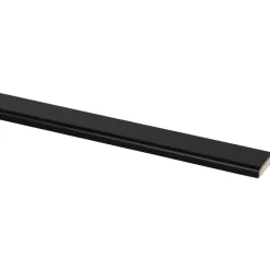 Houtenprofielen|Overgangsprofielen > Geen Afdeklijst grenen zwart gelakt 5x22mm 270cm