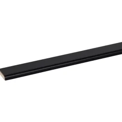 Houtenprofielen|Overgangsprofielen > Geen Afdeklijst grenen zwart gelakt 5x22mm 270cm