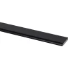 Houtenprofielen|Overgangsprofielen > Geen Afdeklijst grenen zwart gelakt 5x37mm 270cm