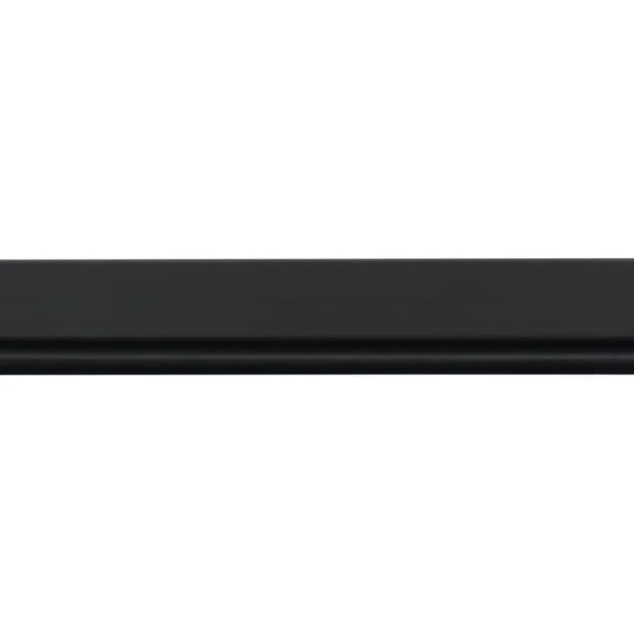 Houtenprofielen|Overgangsprofielen > Geen Afdeklijst grenen zwart gelakt 5x37mm 270cm