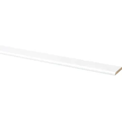Houtenprofielen|Overgangsprofielen > Geen Afdeklijst MDF zelfklevend wit 4x30 mm lengte 260 cm