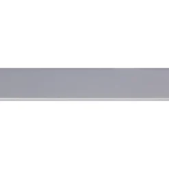 Afdekprofiel kunststof RVS look zelfklevend 2x30mm 260cm