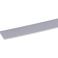 Afdekprofiel kunststof RVS look zelfklevend 2x30mm 260cm