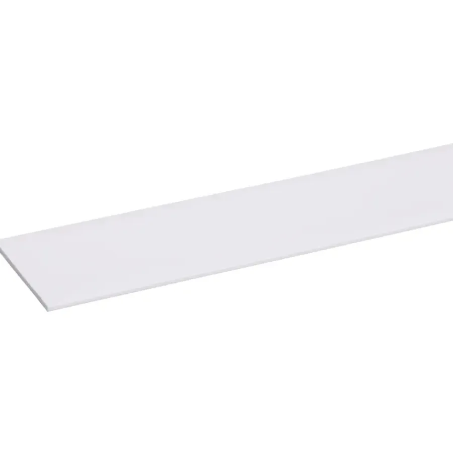Kunststofprofielen|Overgangsprofielen > Geen Afdekprofiel kunststof wit 2x50mm 260cm