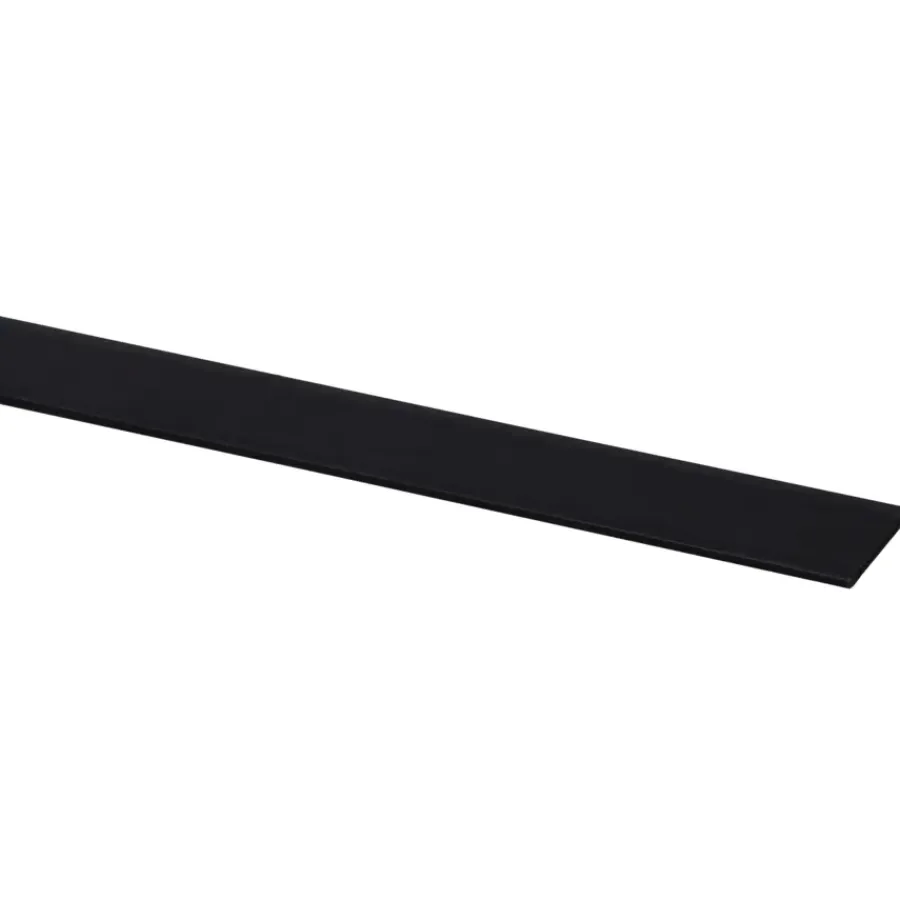 Kunststofprofielen|Overgangsprofielen > Geen Afdekprofiel kunststof 2x30 mm lengte 260 cm zwart