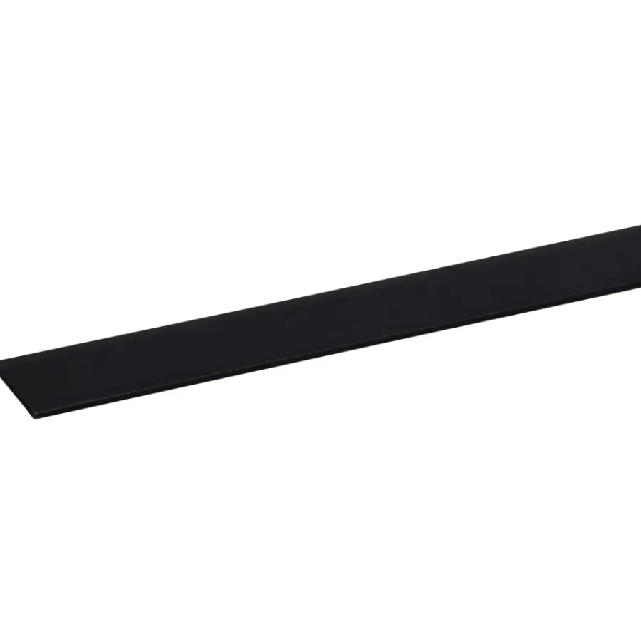 Kunststofprofielen|Overgangsprofielen > Geen Afdekprofiel kunststof 2x30 mm lengte 260 cm zwart