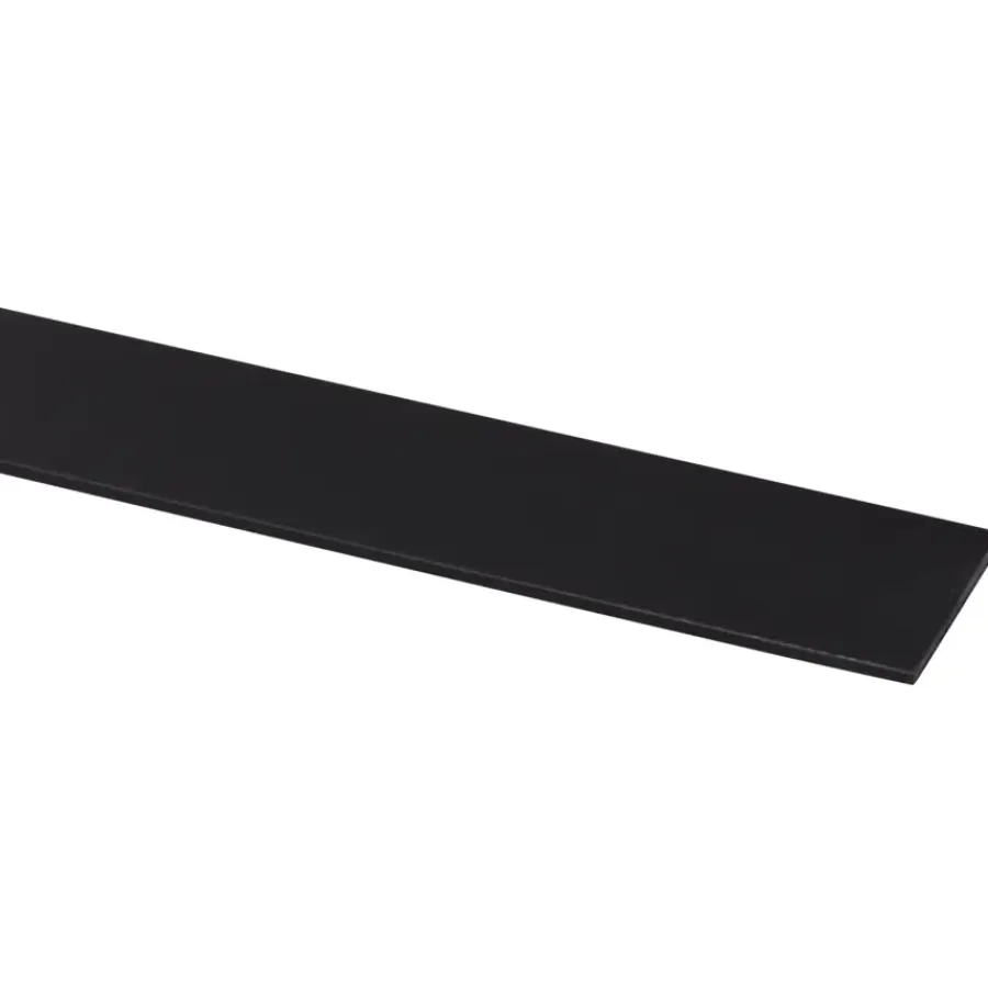 Kunststofprofielen|Overgangsprofielen > Geen Afdekprofiel kunststof zwart zelfklevend 2x30mm 260cm