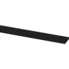 Afdekprofiel zelfklevend kunststof zwart 2x20mm 260cm