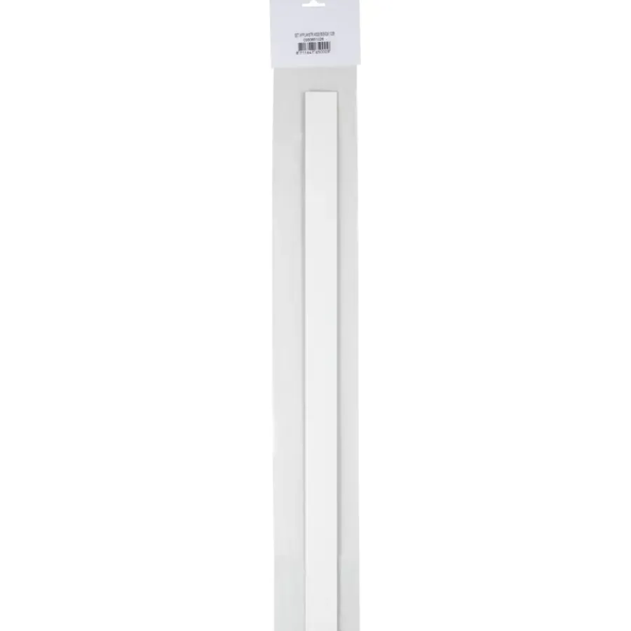 Meubelpanelen > Geen Afplakstrook 60,5x2,8cm Wit 2 stuks