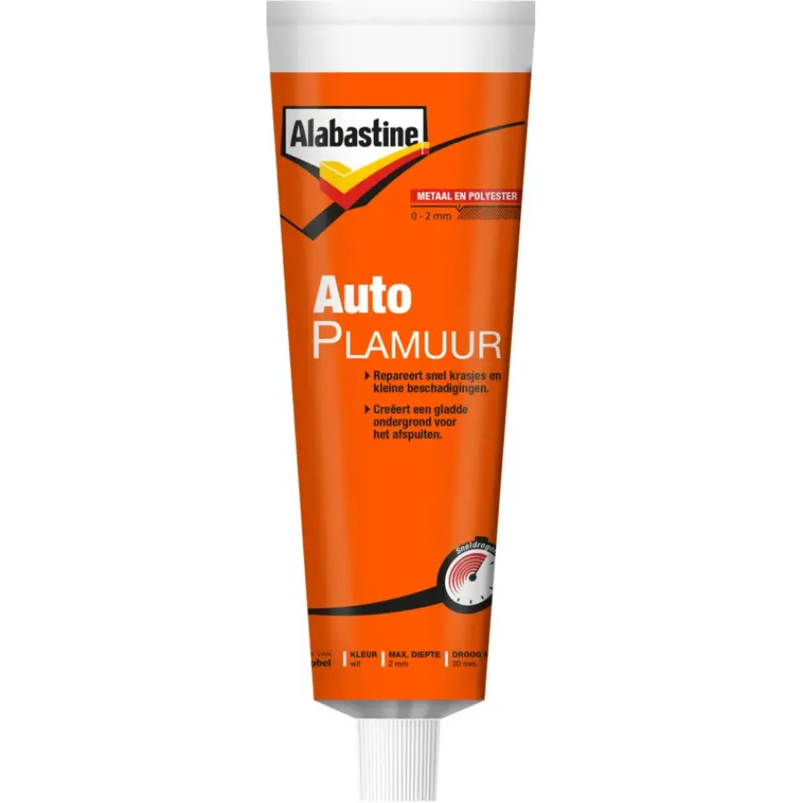Auto Reinigings- & Poetsmiddelen > Alabastine autoplamuur 125 ml