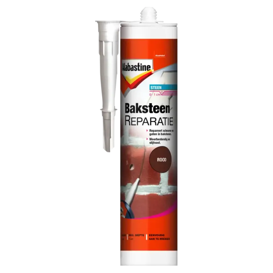 Overige Vulmiddelen > Alabastine baksteenreperatie rood 310 ml