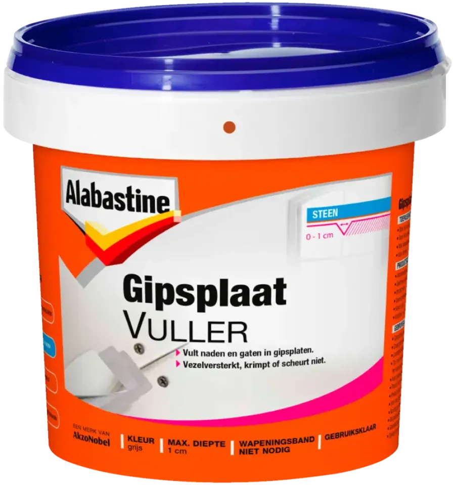 Gipsvuller|Gips- & Muurvuller > Alabastine gipsplaatvuller 1 liter