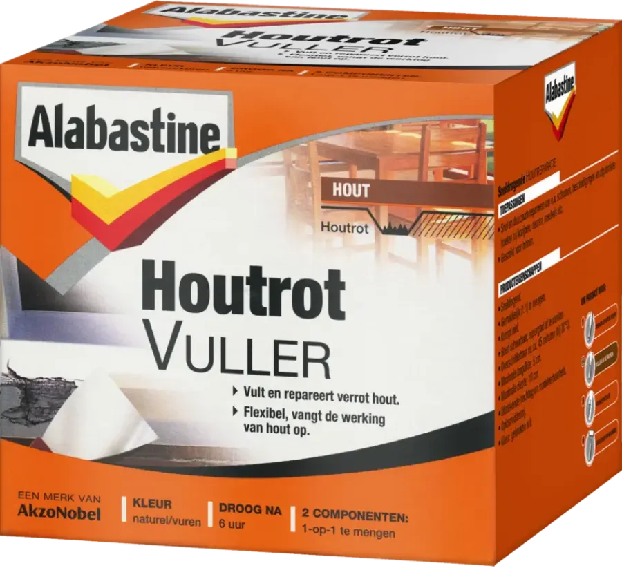 Houtvuller > Alabastine houtrotvuller 500 g