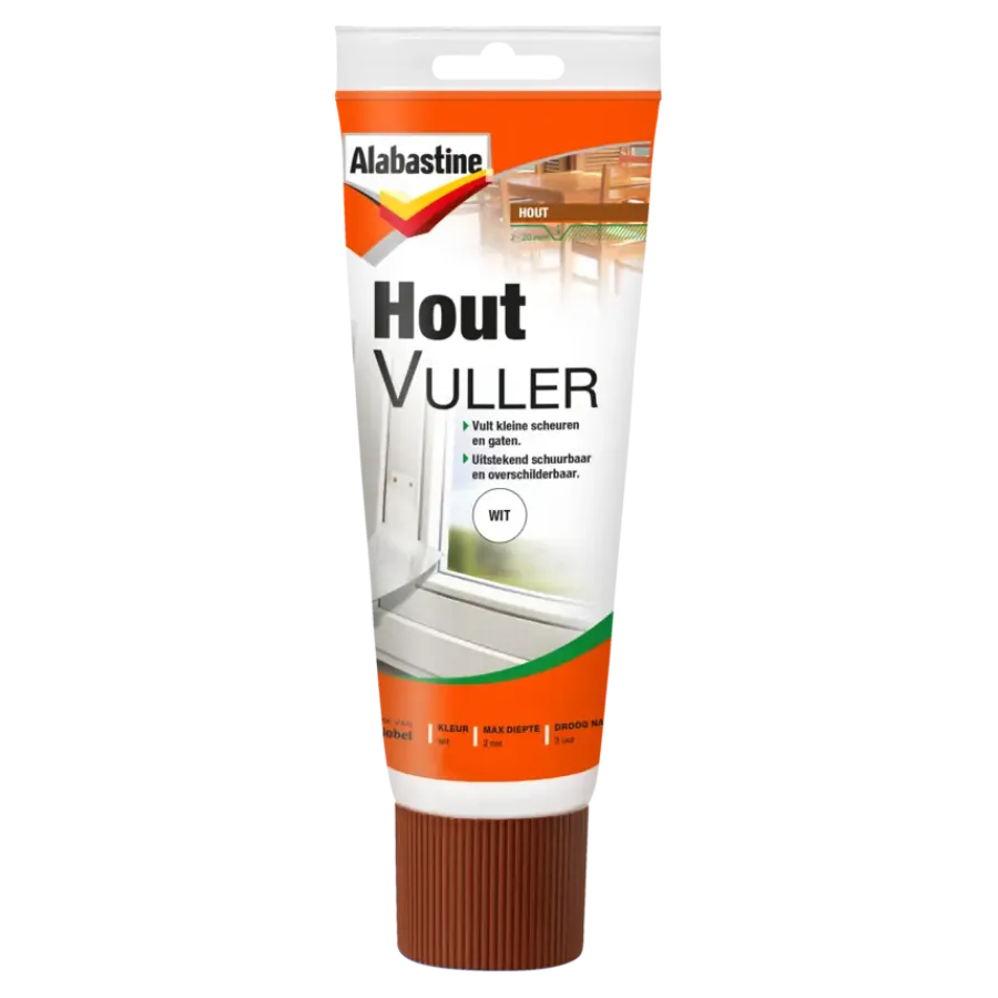 Houtvuller > Alabastine houtvuller wit 330 gram