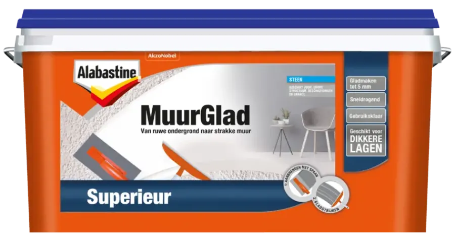 Voegmiddel|Gips- & Muurvuller > Alabastine MuurGlad superieur 5 liter
