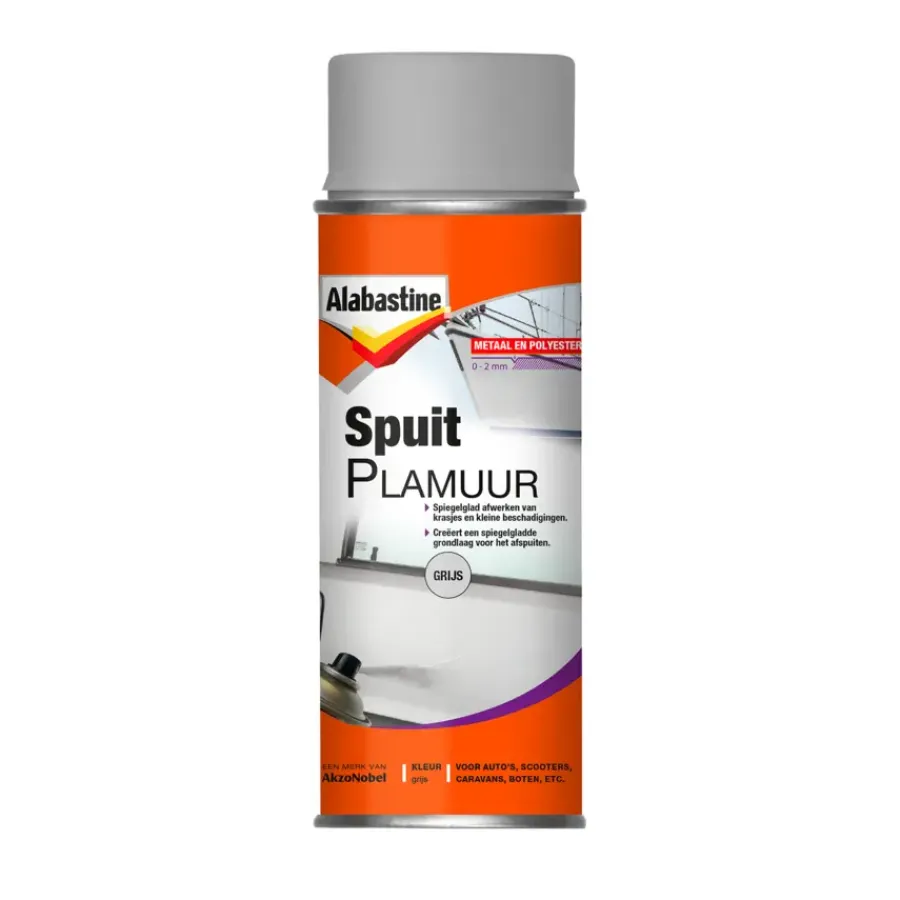 Overige Vulmiddelen > Alabastine spuitplamuur grijs 300 g