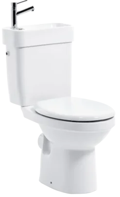 Allibert duoblok toilet met ingebouwde handenwasser