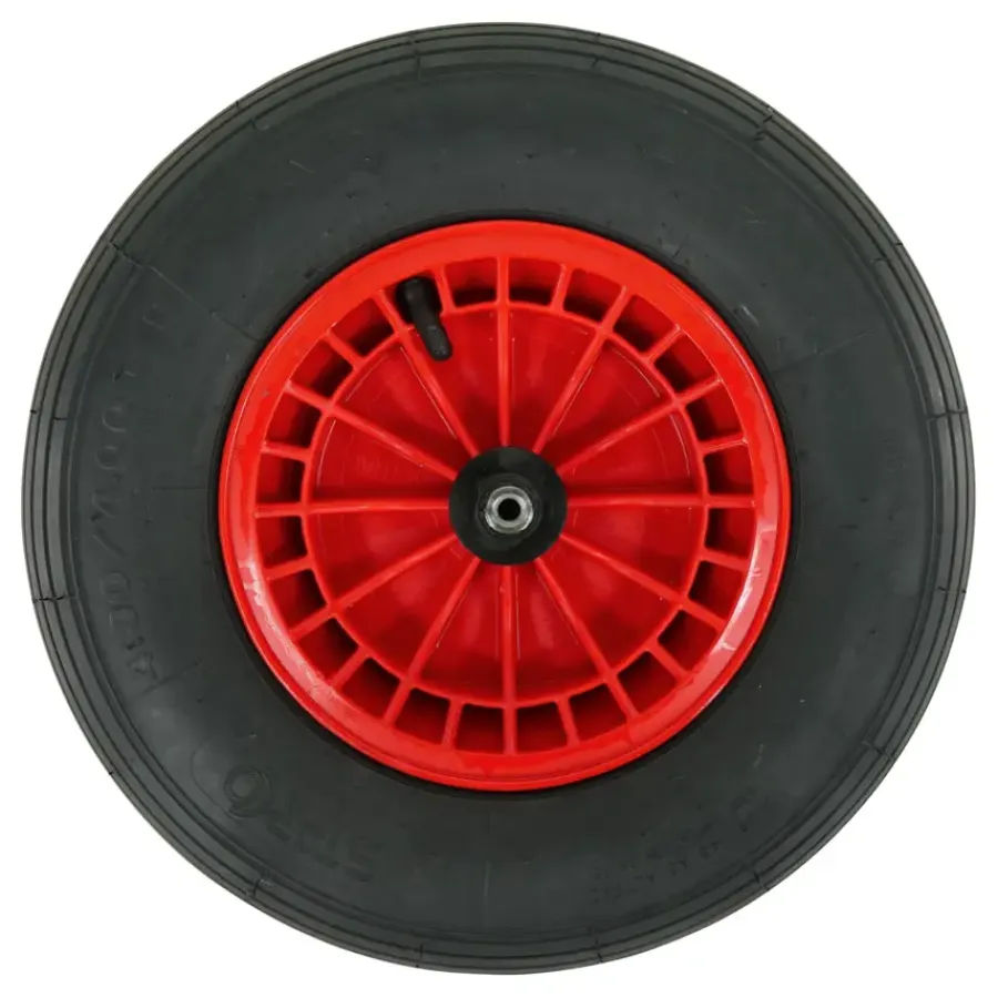 Kruiwagens > Altrad Fort Kruiwagenwiel Rood 13x2 cm