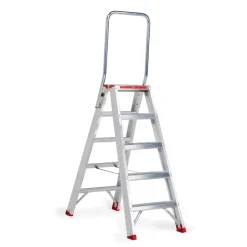 Huishoudtrappen|Huishoudtrappen > Altrex dubbel oploopbare trap Sierra Prof 2x5 treden
