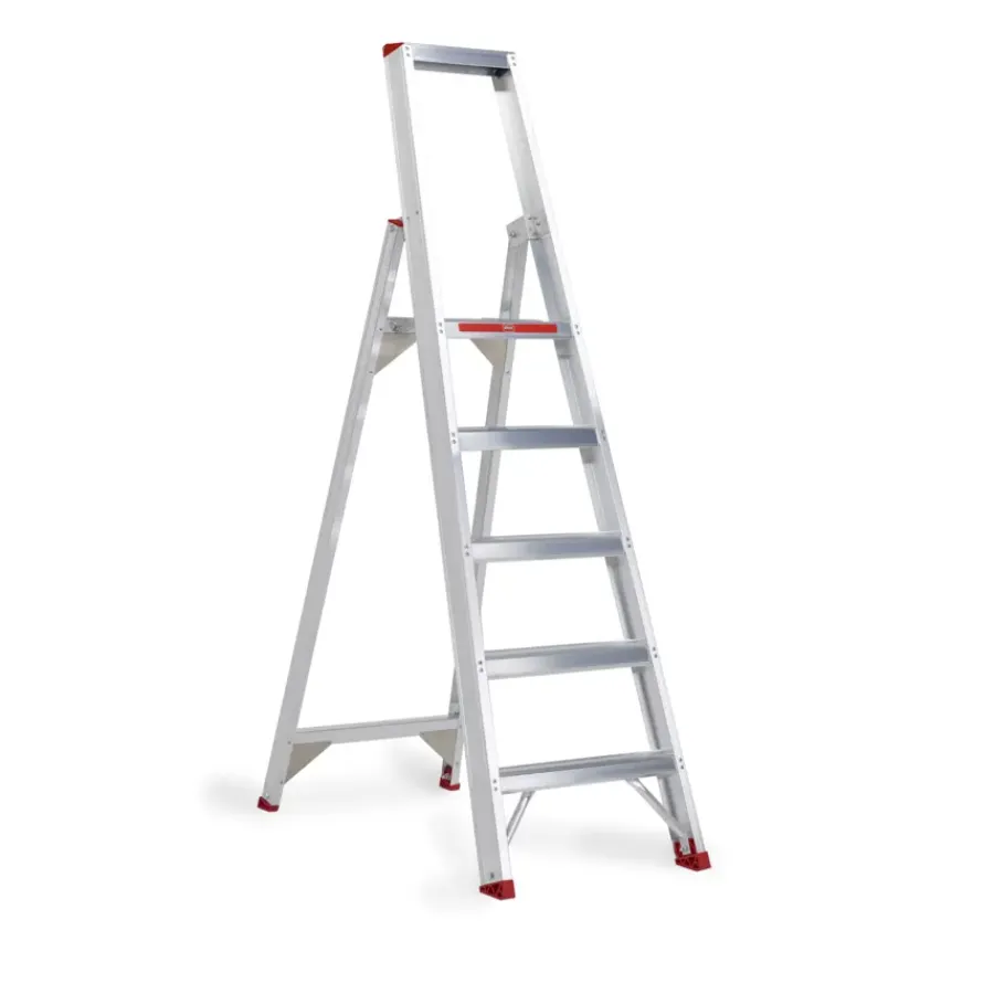 Huishoudtrappen|Huishoudtrappen > Altrex enkel oploopbare trap Sierra Prof 5 treden