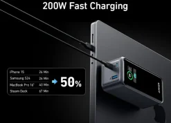 Batterijladers|Computeraccessoires > Anker Prime powerbank snelladen 20.000 mAh (200W)