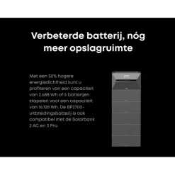 Batterijen > Anker solix BP2700 uitbreidingsbatterij voor thuisbatterij Solix Solarbank 2 & 4