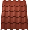 Dakbedekking Schuine Daken > Aquaplan Aqua-pan Gallo dakpannenplaat metaal rood 1 m²
