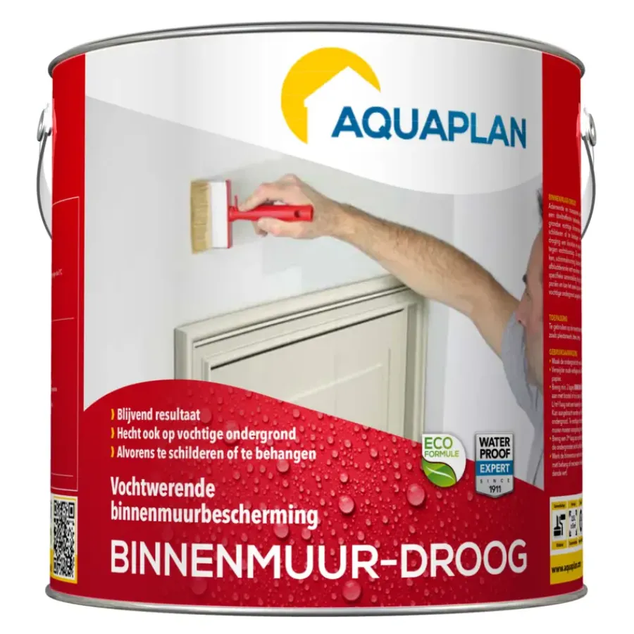 Toebehoren En Benodigdheden > Aquaplan Binnenmuur-Droog vochtwering 2,5 liter