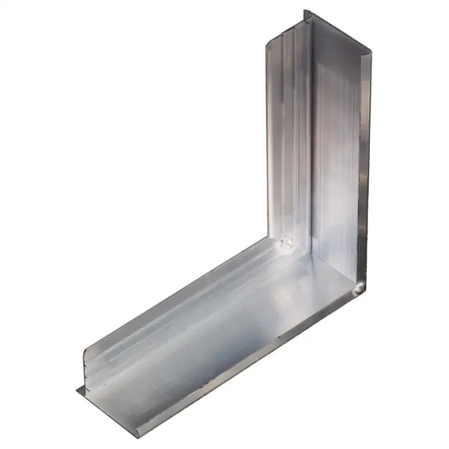 Dakbedekking Platte Daken|Toebehoren En Benodigdheden > Aquaplan Buitenhoek Aluminium 20 cm x 20 cm 35 mm