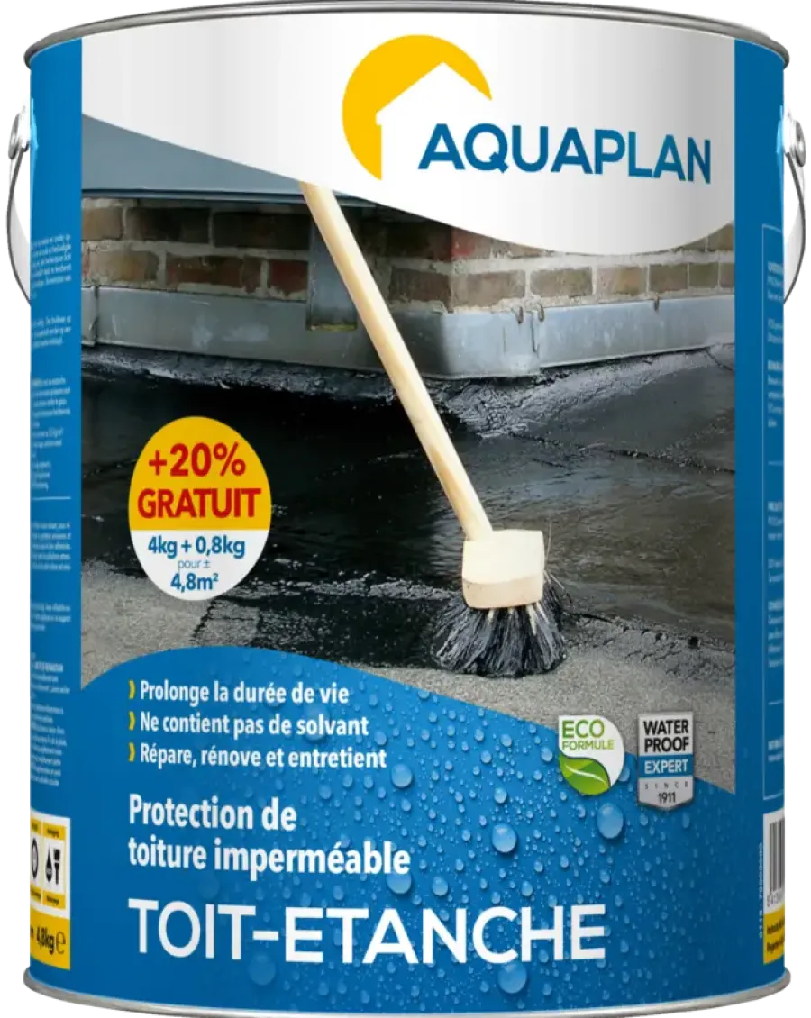 Dak- En Gootreparatie > Aquaplan Dak-Dicht renovatiecoating 4 liter + 20% gratis