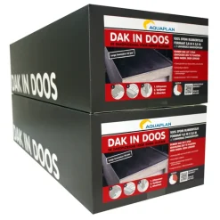 Dakbedekking Platte Daken > Aquaplan dak in doos 2,8 x 3,5 m incl. gratis manchet