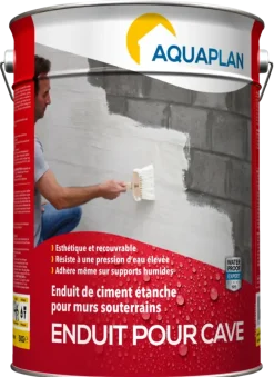 Gips (pleister)|Steen- & Betonreparatie > Aquaplan Kelder-bezetting cement waterdicht 5 kg
