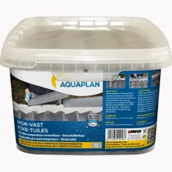 Dak- En Gootreparatie|Dakbedekking Schuine Daken > Aquaplan Nok-vast grijs 4 x 0,25 m 1,75 kg